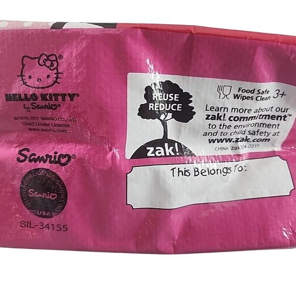 Hello Kitty Reusable Insulated Lunch Bag 2011 Vintage - Picture 5 of 6